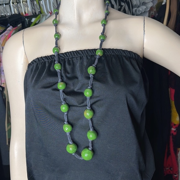 Isabel Marant Green Stone Necklace - Picture 15 of 17